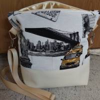 Handtasche Umhängetasche, Schultertasche Handmade, Tasche, New York Handmad Bild 1