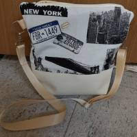 Handtasche Umhängetasche, Schultertasche Handmade, Tasche, New York Handmad Bild 3