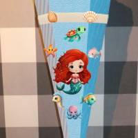 Schultüte Zuckertüte Meerjungfrau Kaia verschiedene Farben Bild 3