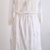 Damen Sommerkleid im Besonderen Boho-Stil Woll/Weiß | Messestück | Typ IIII Bild 1