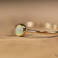 Goldfilled Ring mit Welo Opal Bild 2