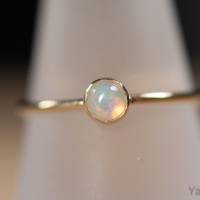 Goldfilled Ring mit Welo Opal Bild 4