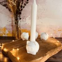 Kerzenständer aus Raysin Glücksschwein Bild 1