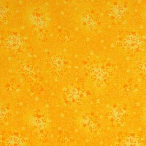 Baumwolle/Webware graphisch, floral gelb Bild 1