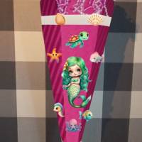 Schultüte Zuckertüte Meerjungfrau Meryl verschiedene Farben Bild 3