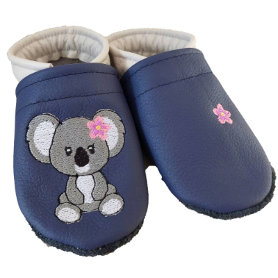 Krabbelschuhe Lauflernschuhe Schuhe Koala Leder personalisiert