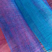 Sinamay Stoff grob gewebt für DIY Millinery Fascinator Hutherstellung 45cm x 1m in verschiedenen Farben Bild 1