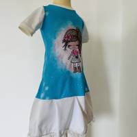 Kleid mit Farbauswahl und Armlängenauswahl- Sommerkleid Rüschenkleid für Mädchen in verschiedenen Größen Bild 4