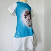 Kleid mit Farbauswahl und Armlängenauswahl- Sommerkleid Rüschenkleid für Mädchen in verschiedenen Größen Bild 9
