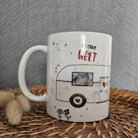 Camper, Wohnwagen, Keramik Tasse, Kaffeetasse 330 ml Bild 5