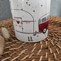 Camper, Wohnwagen, Keramik Tasse, Kaffeetasse 330 ml Bild 7