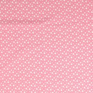 Baumwolle/Webware Sterne auf rosa Bild 1