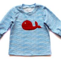 SHIRT Pullover Streifen Wal Baby Bild 1