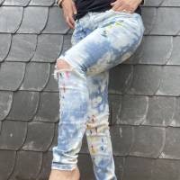 Damen, Mädchen Distressed Jeans Hose Bild 2
