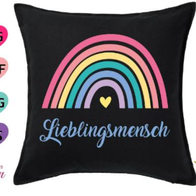 Plotterdatei  Regenbogen Lieblingsmensch SVG DXF PNG eps pdf jpg