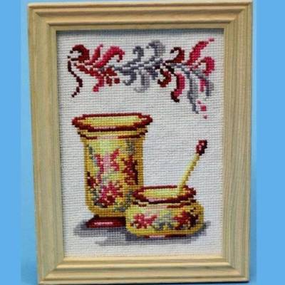 Gesticktes Bild Hochloma Kreuzstich