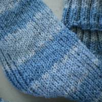 Socken für Damen, Größe 39 / 40, Cotton blau - grau Bild 2