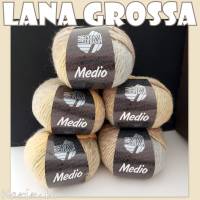 5 Knäuel 250 Gramm Medio von Lana Grossa in traumhaft schönen Farbverläufen Farbe 019 Partie 6177 Bild 2