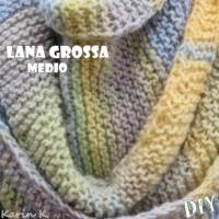 5 Knäuel 250 Gramm Medio von Lana Grossa in traumhaft schönen Farbverläufen Farbe 019 Partie 6177 Bild 8