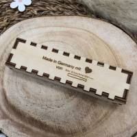 Holz Duplo Geschenkbox mit Spruch - DU bist die beste Mama - Muttertag Mama Duplo Schokoriegel Geschenk Bild 3