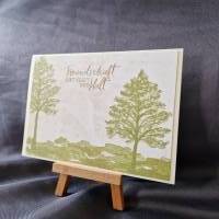 Freundschaft - Geburtstagskarte - Freundschaft gibt Kraft und Halt - Bäume Bild 3