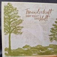 Freundschaft - Geburtstagskarte - Freundschaft gibt Kraft und Halt - Bäume Bild 5
