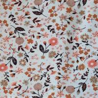 Pumphose Mitwachshose/Checkerhose - Mädchen Größe 74/80 - Blumen weiß apricot Bild 4