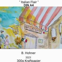 Aquarell original, "Italian Flair", DIN A4, Bild 6