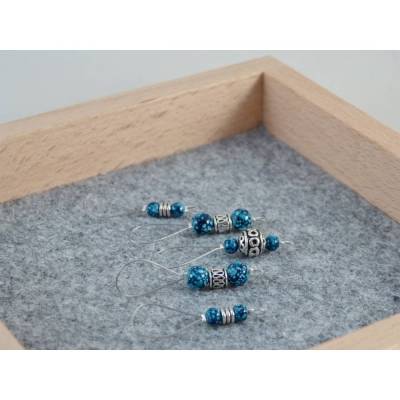 Maschenmarkierer 5er Set Blaue Stunde