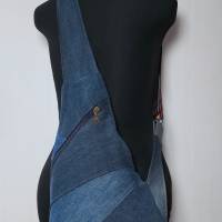 Crossbody Bag Rucksack Handtasche aus verschiedenen Jeansstücken Bild 6