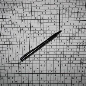 13,70 EUR/m Baumwollstoff Sudoku schwarz weiß Webware 100% Baumwolle Popeline Bild 9