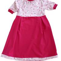 Baby Mädchen Kleid Kinderkleid Sommerkleid  Baumwoll-Jersey Einhorn personalisiert Bild 5