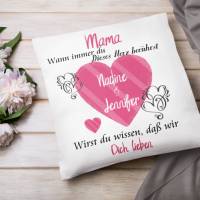 Kissen Mama geschenk mit Namen | Muttertags Geschenk | Geschenke Für Mama Frauen Bild 1