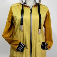Damen Sommer Regen Jacke Sportlich in Ocker Farbe TypA Bild 1