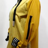 Damen Sommer Regen Jacke Sportlich in Ocker Farbe TypA Bild 4