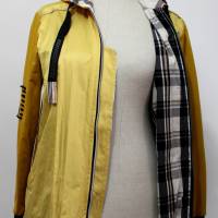 Damen Sommer Regen Jacke Sportlich in Ocker Farbe TypA Bild 5