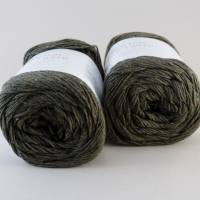 Laines du Nord Cotton Silk Tweed Fb 8869 Oliv Bild 2