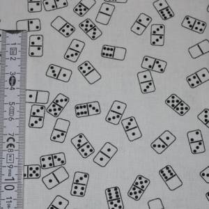 13,70 EUR/m Baumwollstoff Domino schwarz auf weiß Webware 100% Baumwolle Popeline Bild 6