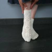 Anleitung: Junimond - Socken stricken mit schönem Lacemuster Bild 5