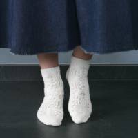 Anleitung: Junimond - Socken stricken mit schönem Lacemuster Bild 6