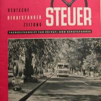 Deutsche Berufsfahrer Zeitung - Am Steuer -  September 1962 Bild 1