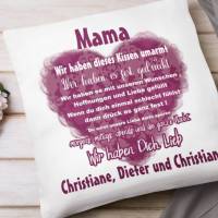 Kissen Mama Geschenk Muttertag | Geburtstags Geschenk Mama | Muttertags Geschenk Bild 2