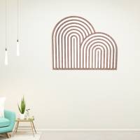 Wanddeko, Wandschild BOHO Bogen, moderner Regenbogen Set, 2 Stück | Landhaus | Bild 2