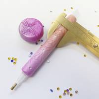 Diamond painting pen Set Stift und kleine Waxdose   "apricot rosa" Bild 4