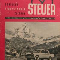 Deutsche Berufsfahrer Zeitung - Am Steuer -  August 1962 Bild 1