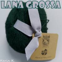 200 Gramm 4 Knäuel Alpaca Peru 200 von Lana Grossa Trachtengrün Farbe 214 Partie 673501 Bild 5