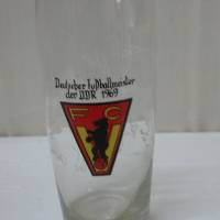 Bierglas DDR - Deutscher Fußballmeister  der DDR 1969 FCV Bild 1