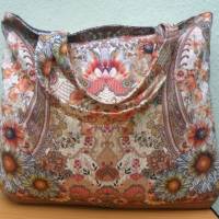 Shopper Bag / Bucked Bag /  Orientalisch / Vintage / Canvas / Bunt / Badetasche / Tasche / Stofftasche / Weekender Bild 1