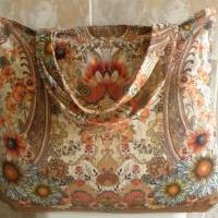Shopper Bag / Bucked Bag /  Orientalisch / Vintage / Canvas / Bunt / Badetasche / Tasche / Stofftasche / Weekender Bild 2