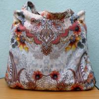 Shopper Bag / Bucked Bag /  Orientalisch / Vintage / Canvas / Bunt / Badetasche / Tasche / Stofftasche / Weekender Bild 4